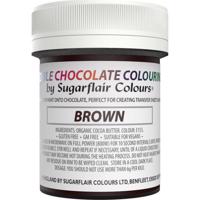 Barva do čokolády brown 35g - Sugarflair