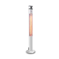 Blumfeldt Heat Guru Plus, infračervený ohřívač, 2000 W, 3 stupně ohřevu, dálkové ovládání, stříbrná barva