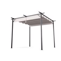 Blumfeldt Pantheon Robust Pergola, 3x3 m, práškově lakovaná ocel, odolná vůči povětrnostním vlivům