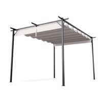 Blumfeldt Pantheon Robust Pergola, 3x4 m, práškově lakovaná ocel, odolná vůči povětrnostním vlivům