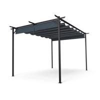 Blumfeldt Pantheon Robust Pergola, 3x4 m práškově lakovaná ocel odolná vůči povětrnostním vlivům