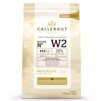 Čokoláda W2 bílá 28% 2,5kg - Callebaut