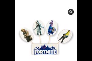 Cukrová figurka zápich na dort Fortnite - K Decor