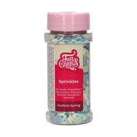 Cukrové zdobení confetti, jarní mix 60g - FunCakes