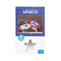 Cupcake set vesmír, 24ks - PME