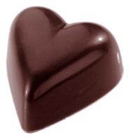 Forma na pralinky srdce 33x31x15mm - CHOCOLATE WORLD