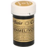 Gelová barva caramel ivory 25g - Sugarflair