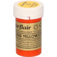 Gelová barva egg yellow 25g - Sugarflair