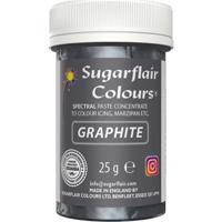 Gelová barva graphite 25 g - Sugarflair