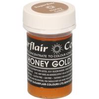 Gelová barva honey gold pastelová 25g - Sugarflair