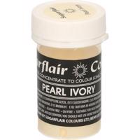 Gelová barva perl ivory pastelová 25g - Sugarflair