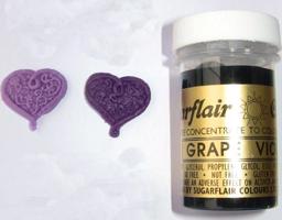 Gelová barva Sugarflair (25 g) Grape Violet