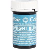 Gelová barva Sugarflair (25 g) Midnight Blue A150 dortis