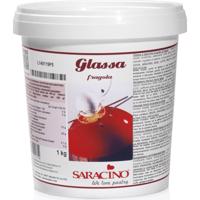 Glazura jahodová 1kg - Saracino