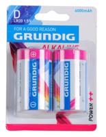 Grundig 871125251673 Baterie LR20 871125251673 ALKALINE 6000 mAh, 2ks