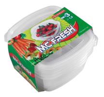 Heidrun Plastová dóza McFresh 3ks 1,2l