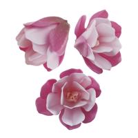 Jedlá kytka Magnolie z jedlého papíru 7cm 3ks - Dekora