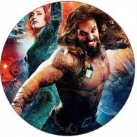 Jedlý papír Aquaman pod vodou 19,5 cm