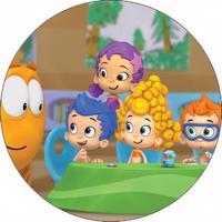 Jedlý papír Bubble Guppies kamarádi 19,5 cm