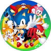 Jedlý papír Ježek Sonic a přátelé 19,5 cm