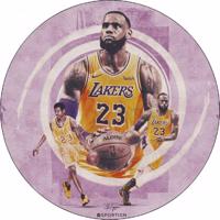 Jedlý papír LeBron James Lakers 19,5 cm