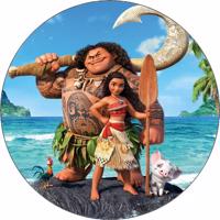 Jedlý papír Odvážná Vaiana a Moana 19,5 cm