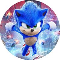 Jedlý papír Sonic electric 19,5cm - Pictu Hap