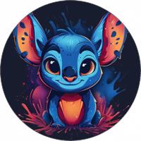 Jedlý papír Stitch animace 19,5 cm