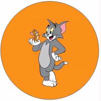 Jedlý papír Tom a Jerry s Buldou 19,5 cm