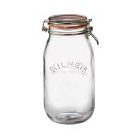 Kilner Kulatá zavařovací sklenice s klipem, 2,0 l 0025.493