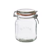 Kilner Zavařovací sklenice s klipem - hranatá,1,0 l 0025.511