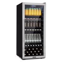 Klarstein Beersafe 7XL, lednice, 242 l, energetická třída F, sklo, nerezová ocel