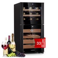 Klarstein El Dorado 89, humidor a vinotéka, 89 l, LED, dotykový displej