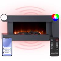 Klarstein Studio Light & Fire 2 Smart, elektrický krb, 1000/2000 W, MDF, WiFi Control