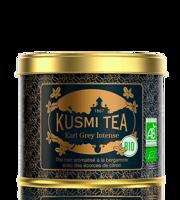 Kusmi Tea Sypaný černý čaj Earl Grey Intense Bio, kovová dóza 100 g 21703A1070