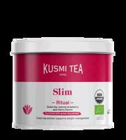 Kusmi Tea Sypaný zelený čaj na zrychlení metabolismu Slim Ritual, kovová dóza 100 g 21254A1070