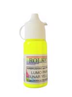 Neonová fluorescenční gelová barva 15ml Lunal Yellow - Rolkem