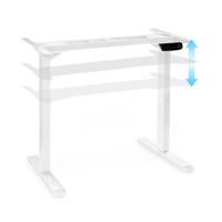 OneConcept Multidesk Comfort, výškově nastavitelný psací stůl, elektrický, výška 62–128 cm, bílý