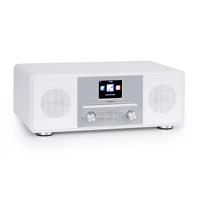 OneConcept Streamo CD, internetové rádio, 2 x 10 W, WLAN, DAB+, FM, CD přehrávač, BT, bílé