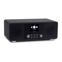 OneConcept Streamo CD, internetové rádio, 2 x 10 W, WLAN, DAB+, FM, CD přehrávač, BT, černé