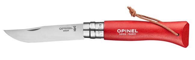 Opinel VRI N°08 nůž Trekking, červená, 8,5 cm 001705