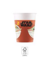 Papírové kelímky 200ml 8ks Star Wars Yoda - Procos