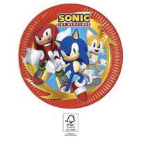 Papírové talířky sonic 23cm, 8ks - Procos