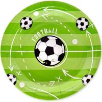 Papírový talíř fotbal 18cm 6ks - Party Pal