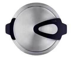 Poklice na hrnec Intensa® - O 24 cm, nerez, černá - - Fissler