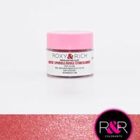 Prachová metalická barva  2,5g Highlighter red sparkle - Roxy and Rich