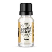 Přírodní koncentrované aroma 15ml zázvor - Foodie Flavours