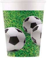 PROCOS Papírový kelímek 200ml fotbal 8ks