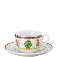 Rosenthal Vánoční cappuccino šálek a podšálek, Vánoční světýlka, 220 ml/16 cm 02476-727474-14765