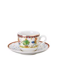 Rosenthal Vánoční espresso šálek a podšálek, Vánoční světýlka, 80 ml/12 cm 02476-727474-14715